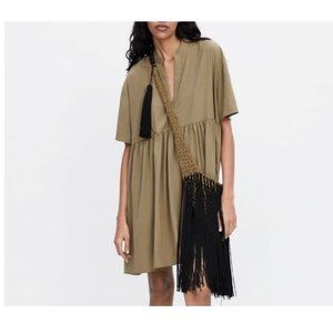 Zara Popover Babydoll Dress Size S